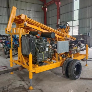 Deep Hole Water Well Drilling Rig with Mud Pump for Congo Chile Underground Borehole Equipment
