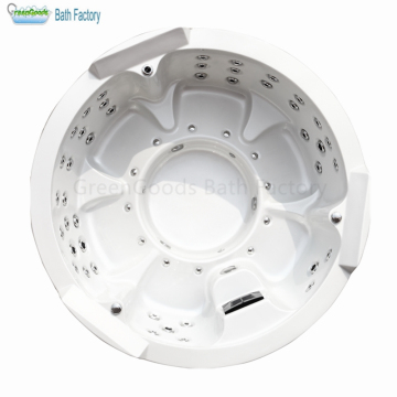 Best Redetube Acrylic Outdoor Round Spa for 4-5 Persons