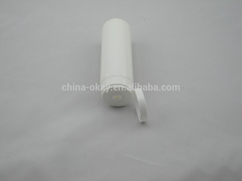 White plastic tubes 6oz/skin care packaging tues/24mm neck size plastic tube