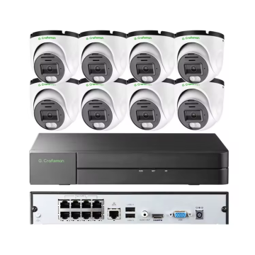 Sony 5MP Resolution GA-DFW-M5S-K8 Outdoor Security Camera System