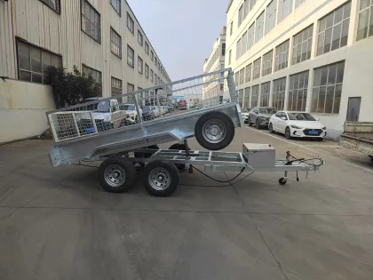 Farm Agricultural Cage Cargo Trailers for Trucks and Tractor Box Trailers