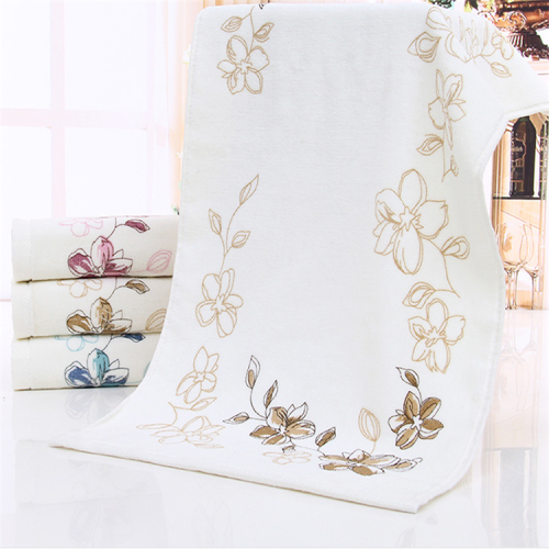 Alibaba Trade Assurance Supplier sell printed 100 cotton cut pile face towel