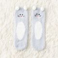 China Emboridered Warm Cute Fluffy Home Bed Socks Factory