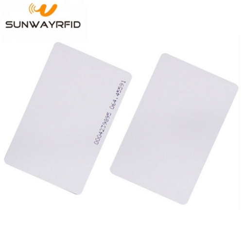 Printable 13.56mhz Blank White NFC F08 PVC Card