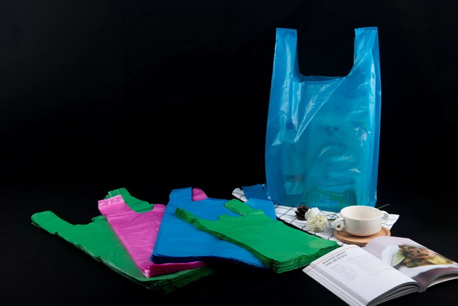 Custom Plastic T-Shirt Shopping Bag