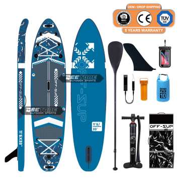 Customize and Drop Ship GeeTone ISUP Drop Stitch Inflatable Stand Up Paddleboards for SUP Surfing