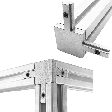 End Corner Bracket Connector for Aluminum Extrusion Profile - YouQi 3-Way with Mounting Screws, Compatible with 2020 Series
