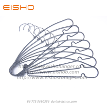 EISHO PVC revestido antiderrapante cabides de metal