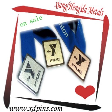 custom metal gold silver bronze medal 