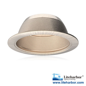 Liteharbor Lighting ETL listed 6-Inch Bronze Recessed Trim with Step Baffle Baffle/Trim