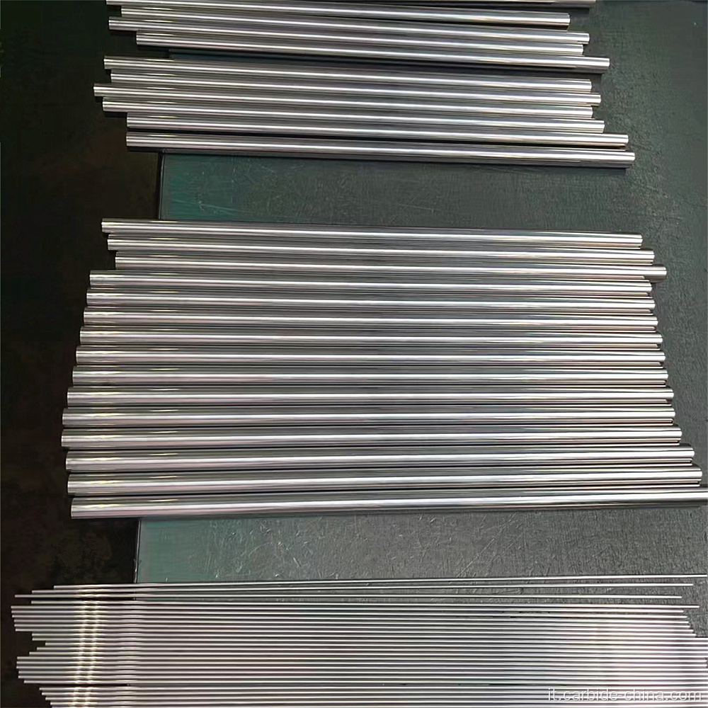 Asta di carburo di tungsteno lucido standard H6