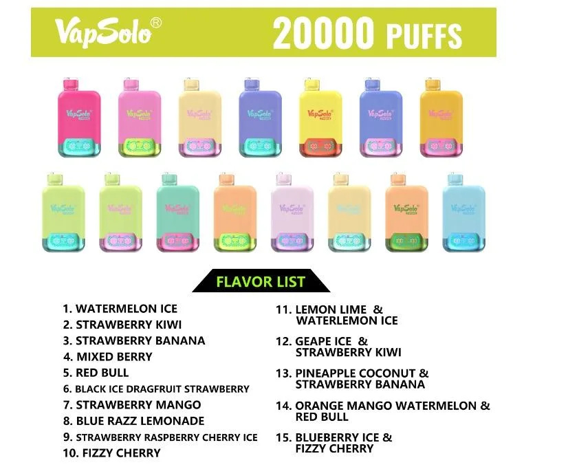 vapsolo twins 20K flavors vapsolo twins 20K flavors
