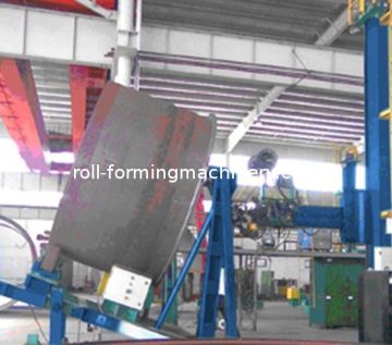 Tilt Rotator For Wind Power Tube Flange Welding / Wind Tower Production Line