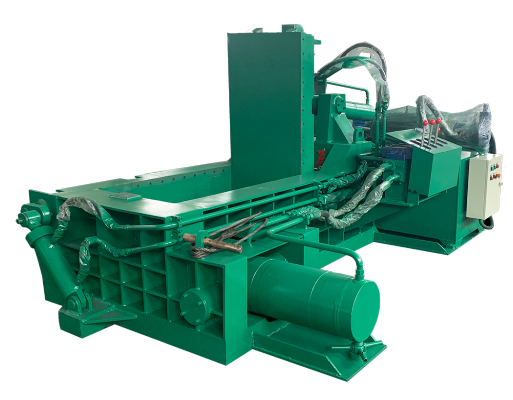 Hydraulic Auto Scrap Iron Shavings Chips Metals Compactor