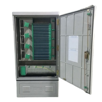 Telecom Fiberglass Outdoor Cabinet 288 Cores Fiber Distribution