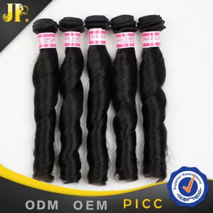 JP hair discount 7A dyeable raw virgin virgin brazilian remy spring curl hair
