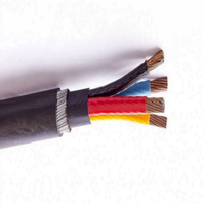 Cable blindado de alambre de acero PVC 4CORE 2.5mm