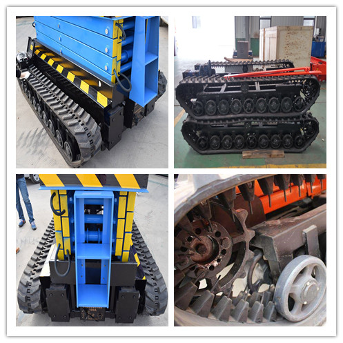 scissor lift tracked scissor lift self propelled scissor lift with apron wheel