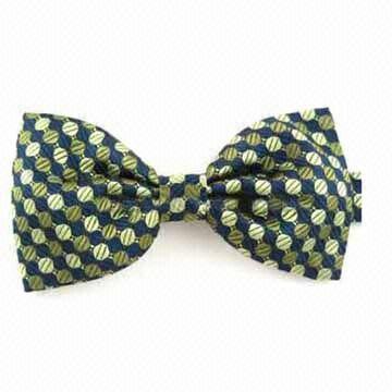 Bow Tie, Made of 100% Microfiber, Customized Designs and Sizes are Accepted
