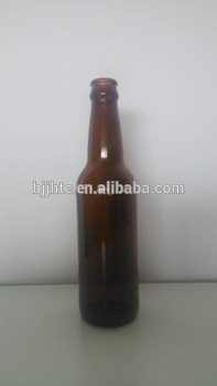 amber color swing cap beer bottle