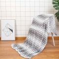 good quality Striped comfort flannel blanket