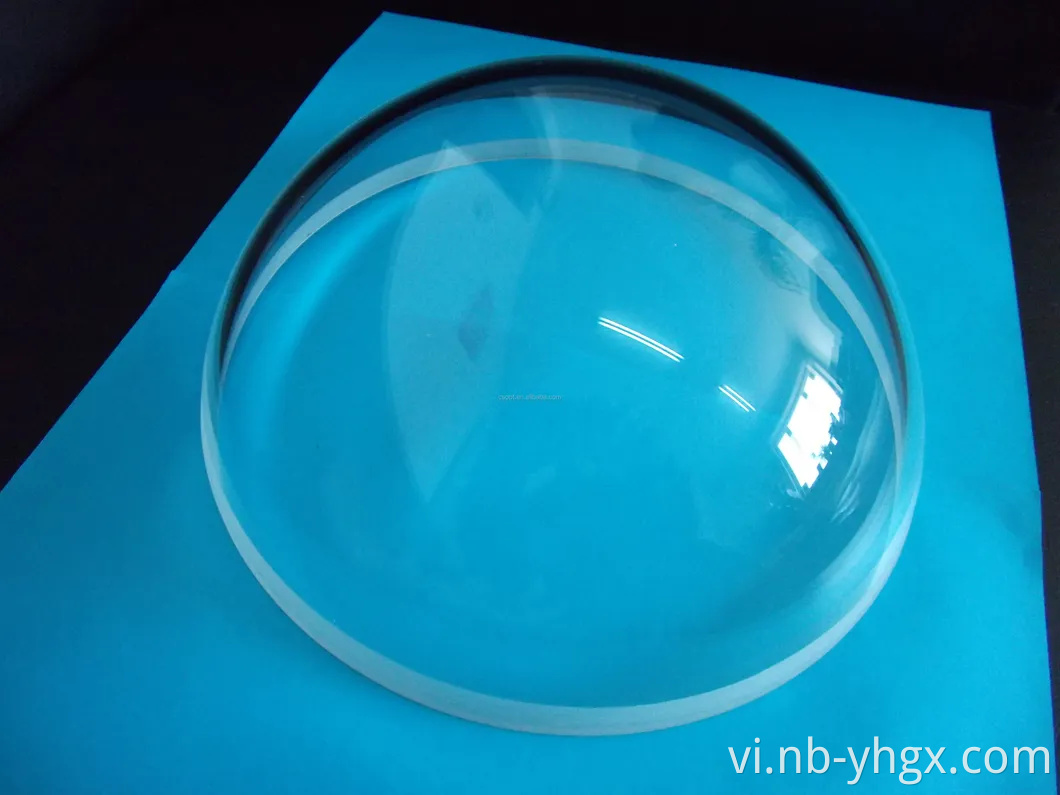 Thấu kính vòm đường kính 8'' với lớp phủ chống phản chiếu