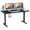 dual motor electric height adjustable standing computer desk