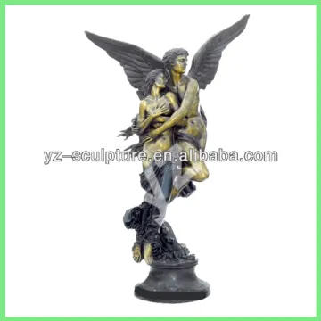 garden casting bronze angel statue of An and Woman Dancing