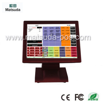 Hot sale 128GB SSD touch screen pos cash register system with wifi ,3G optional