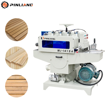7 Inch Width Square Wood Log Multi Blade Rip Saw Machine Pinliang MJ1415A