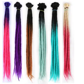 20inch Dreadlocks Synthetic Hair Dreads Hand Made Dreadlock Extensions Crochet Braiding Hair