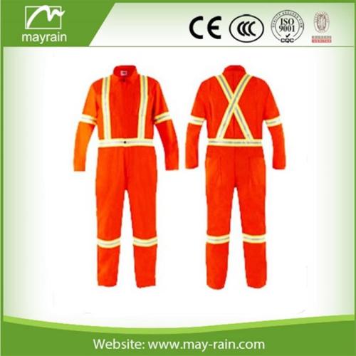 Orange Reflective Safety Coverall Suit