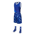 Sublimation basketball jersey V-neck uniform