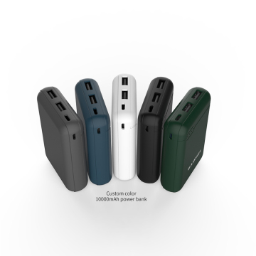 Factory Direct Portable Mobile Charger with Customizable Plastic Case and Logo: 10,000mAh Power Bank 2024 Model
