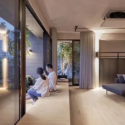 200x1200 Wood Grain Antique Brick Floor Tile