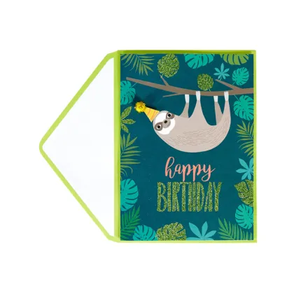 Gold Foil Shake Birthday Greeting Cards for Daughter