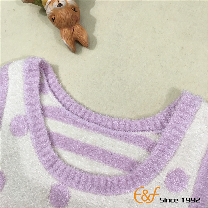 Deep Neck Sweater For Baby Girl