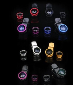 Universal Telescope/Fisheye/Macro/Wide-Angle Phone Lens for iPhone6, iPhone6 Pluse. Smartphone