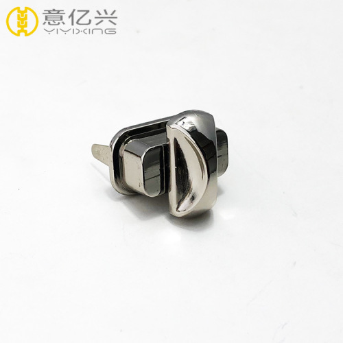 Metal Buckle Custom Hardware Oval Metal Bag Twist Turn Lock Manufactory