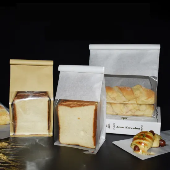 Custom Printed Food Packaging Solutions: Including Bread Packaging Paper Bags with Windows