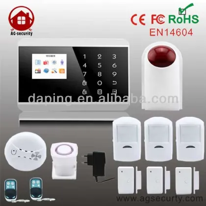 touch secrrn alarm gsm home security wireless smart security alarm system