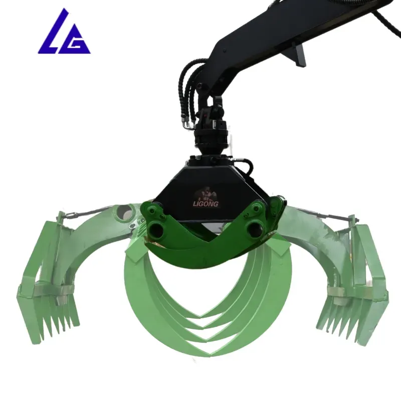 Clamshell Grapple for Industrial Waste Material Handling