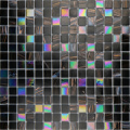 Black Glass Mosaic Kitchen Bathroom Wall Decor Tiles