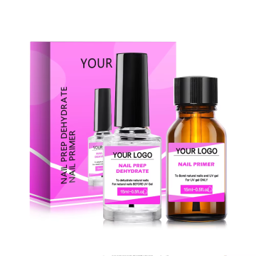 2025 UV Gel Nail Primer with Dehydrator for Acrylic Nails - Private Label Nail Art Supply
