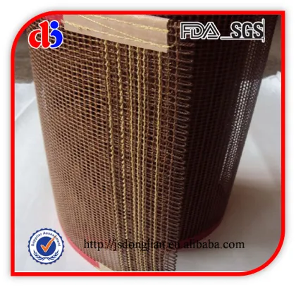 PTFE raw material roller conveyor drying belt