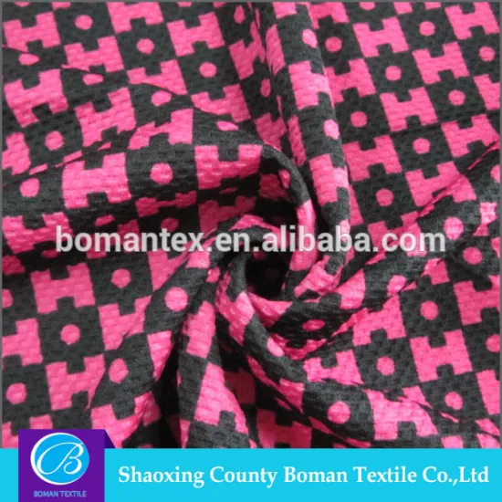 ShaoXing boman 2016 Fashion textile 7# printed quilted fabric