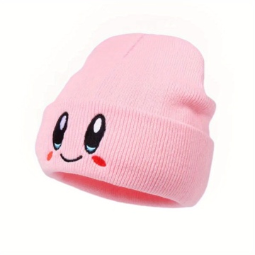 Cute Anime Embroidered Knit Beanies - Trendy Cuffed Beanie Hats for Women and Men