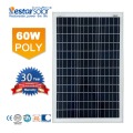 Mini painéis solares 60w telhado casa