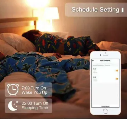 2024 Google Home Smart Lamp with 3 Years Warranty - Best Sales for Bedroom