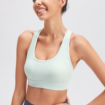 women padded sports bra fitness